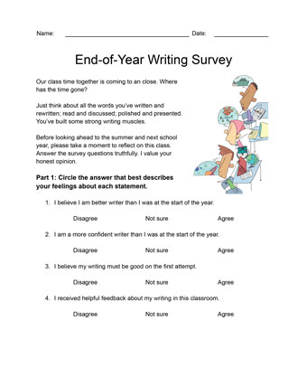 End-of-Year Writing Survey