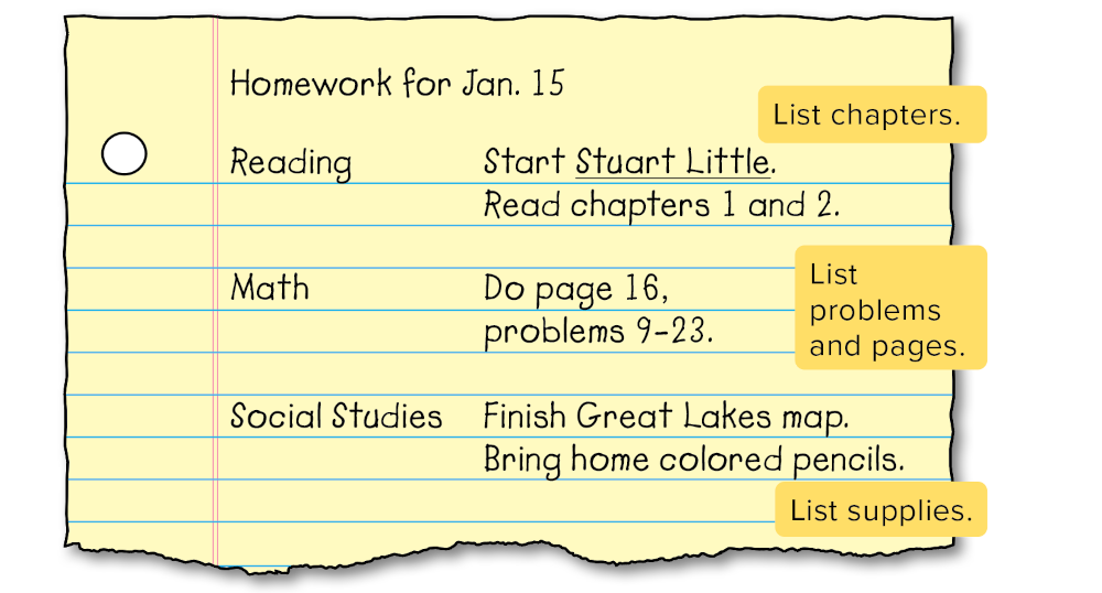 Daily Assignment Chart