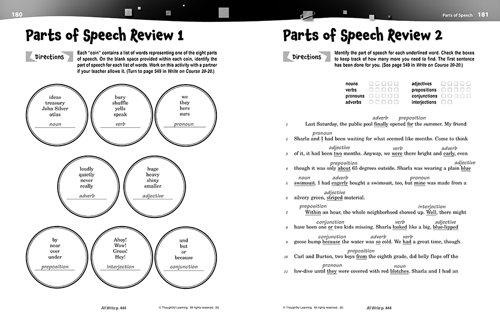 Write on Course 20-20 SkillsBook (6) Teacher's Edition pages 180 and 181 Write on Course 20-20 SkillsBook (6) Teacher's Edition pages 180 and 181