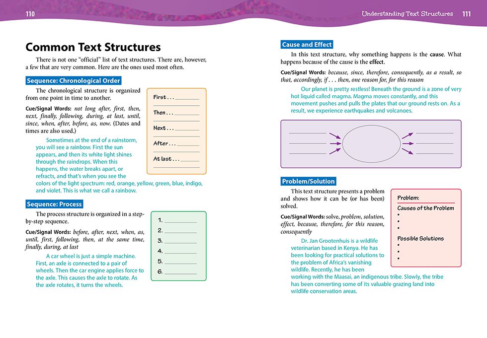 Writers Express Pages 110 and 111