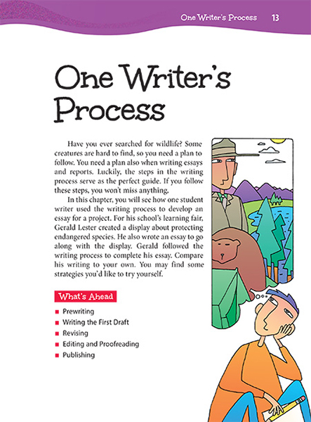One Writer's Process Chapter Opener