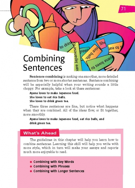 Combining Sentences Opening Page