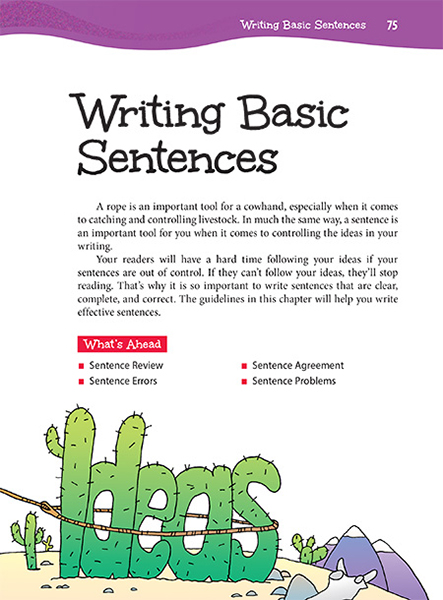 Writing Basic Sentences Writing Basic Sentences