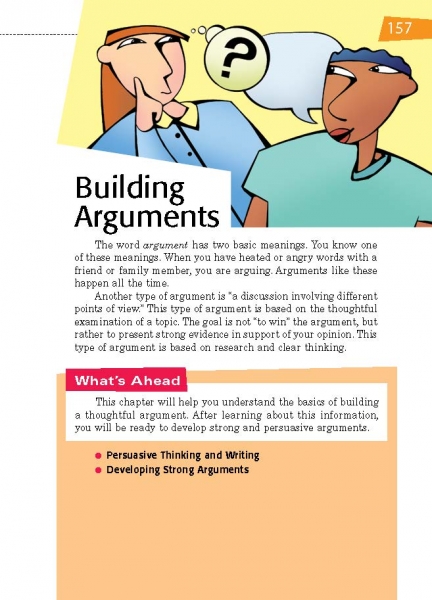 Building Arguments Opening Page