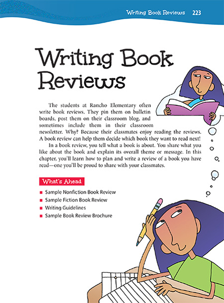 writing about a book review