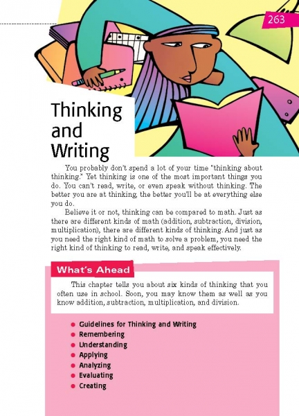 Thinking and Writing Opening Page