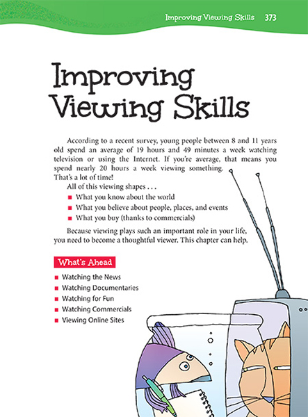Improving Viewing Skills Opening Page