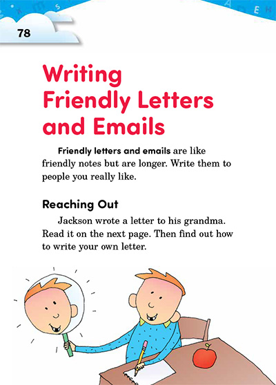 Friendly Letter Format Example from k12.thoughtfullearning.com
