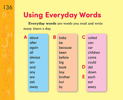 Using Everyday Words