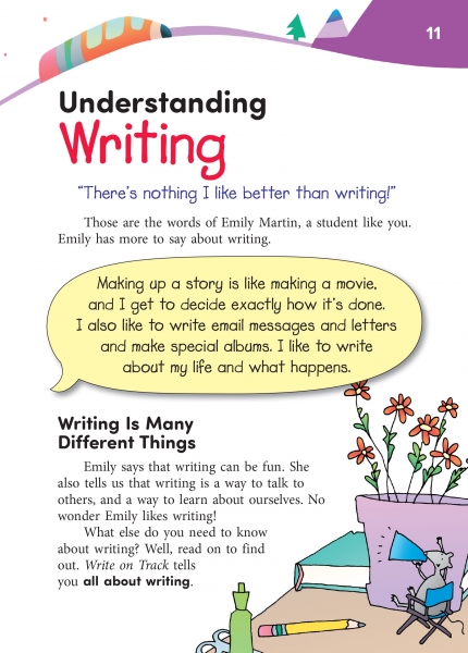 Understanding Writing Opening Page