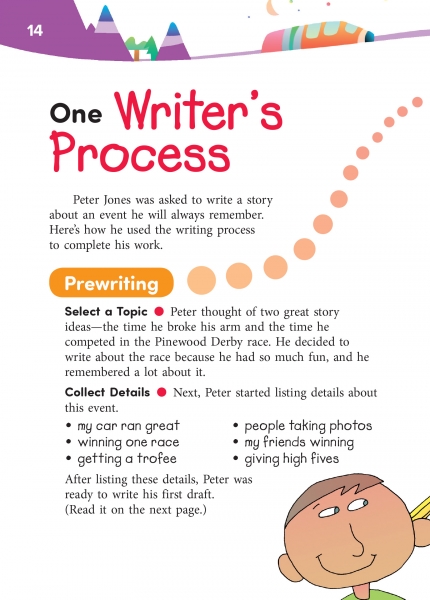 Write on Track One Writer's Process Opening Page
