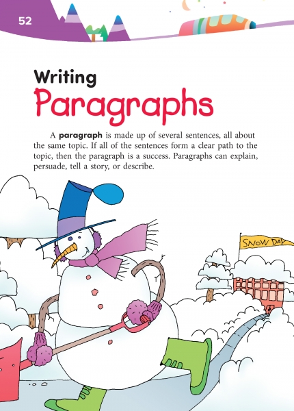 Writing Paragraphs Opening Page