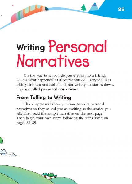 tips for writing a personal narrative