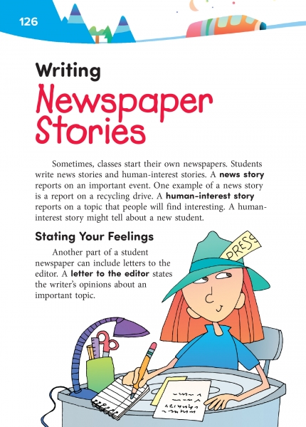 26 Writing Newspaper Stories | Thoughtful Learning K-12