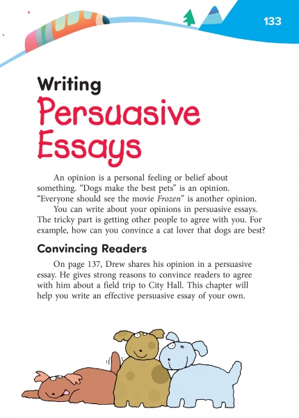 what is persuasive writing examples