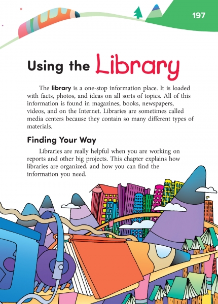 Using the Library Opening Page