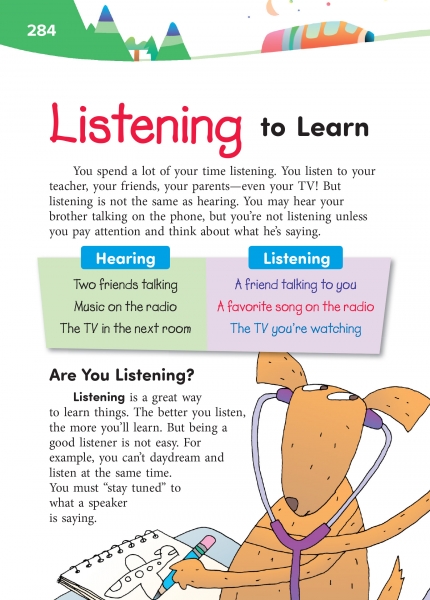 Listening to Learn