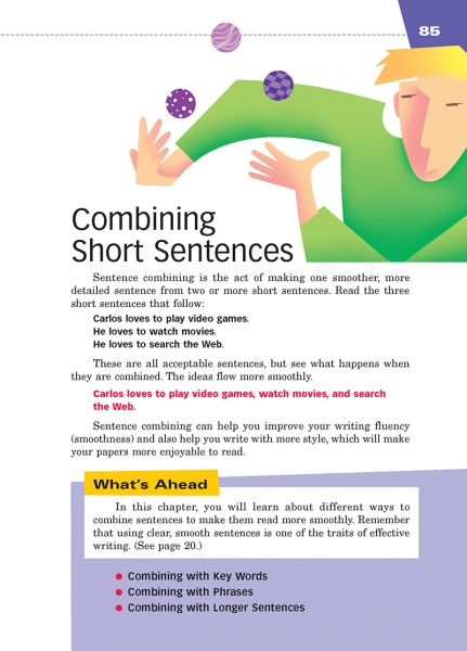 Combining Short Sentences Chapter Opener