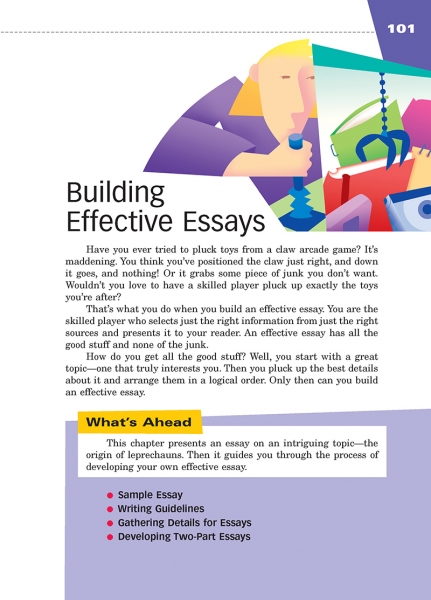 Building Effective Essays Building Effective Essays Chapter Opener