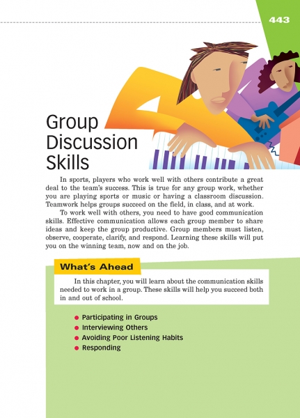 Group Discussion Skills Chapter Opener