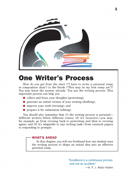 One Writer's Process Chapter Opener