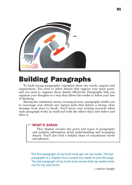 how to write two paragraphs
