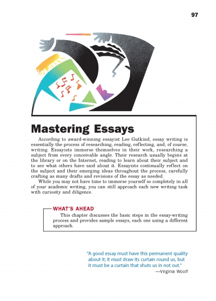 Mastering Essays Chapter Opener