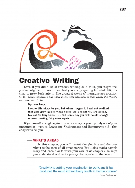 what is creative writing for grade 12