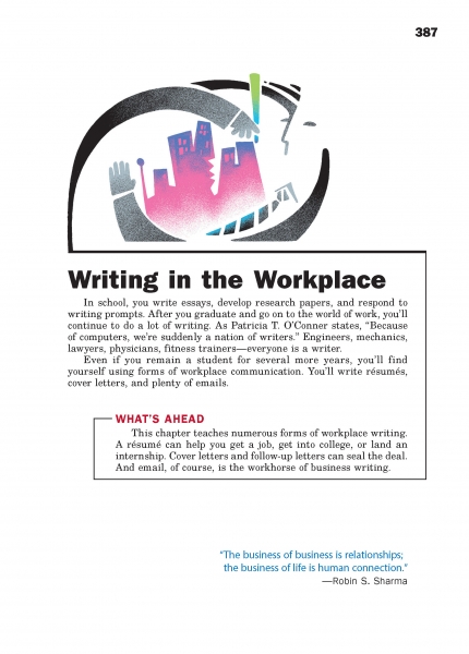 Writing in the Workplace Chapter Opener