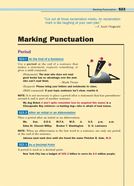 Marking Punctuation Chapter Opener