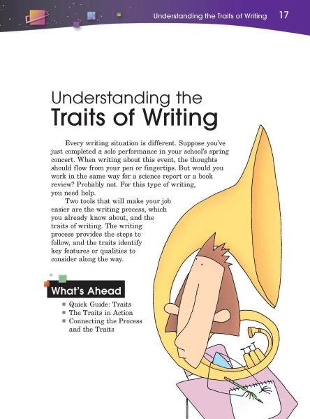 Understanding the Traits of Writing Opening Page