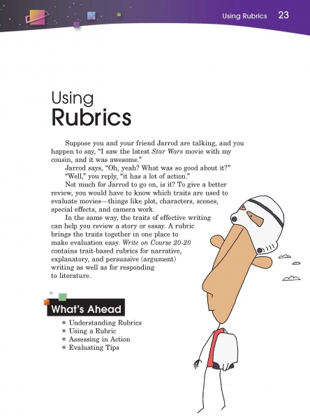 Using Rubrics Opening Page