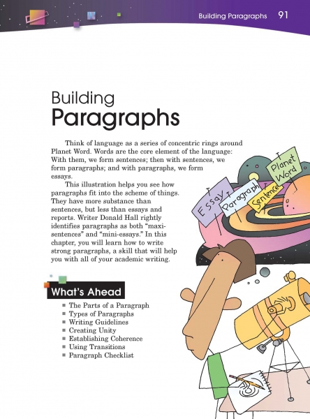 Building Paragraphs Opening Page