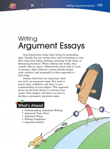 Writing Argument Essays Writing Argument Essays