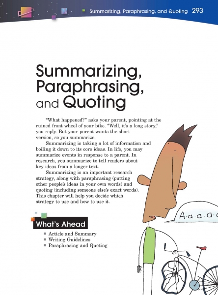 summarizing and paraphrasing help prevent which illegal activity responses