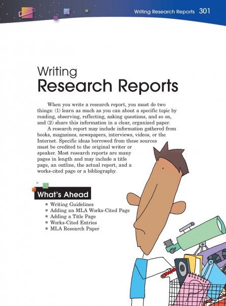 research writing activity