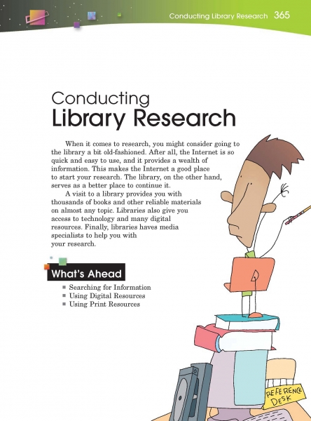 Write on Course 20-20 Conducting Library Research Opening Page