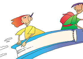 flying book
