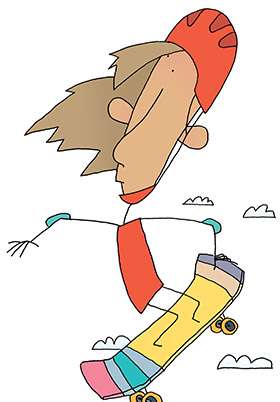 skateboarding